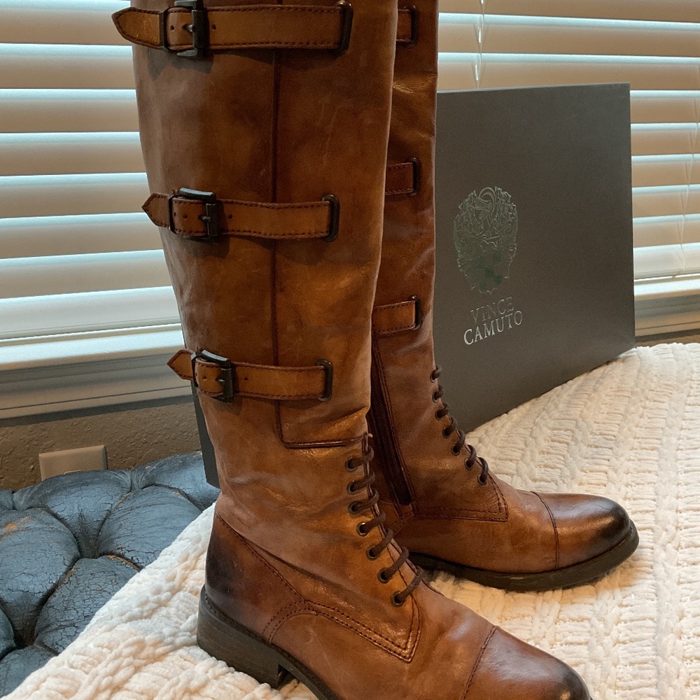 Brown women’s dress boots